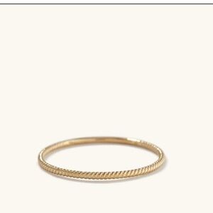 10k Solid Gold Twisted Ring